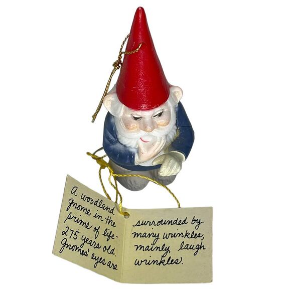 Vintage Unieboek Gnome Ornament David The Gnome Kabouter Swedish Tomte 1978 - Picture 4 of 8